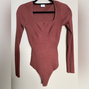 Abercrombie & Fitch square neck bodysuit, sz S